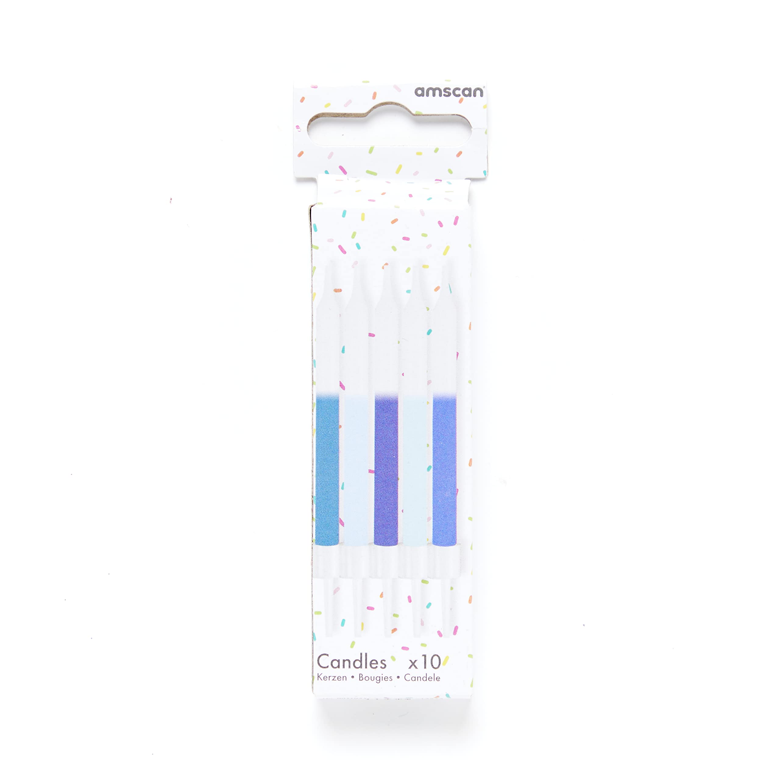 Amscan 9911941 Stnd Candle Gradient Blue