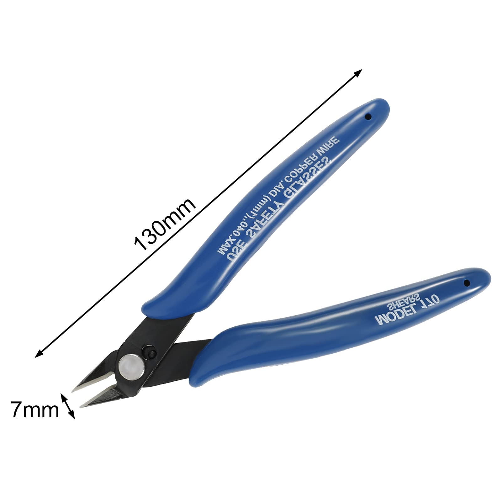 3 Pcs Mini Wire Cutter, Electrical Wire Cable Cutter Precision Cutter Pliers with Soft Grip Slip Guards Handles for DIY Craft and Jewelry