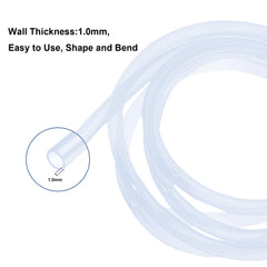 Silicone Tube,10mm ID x 12mm OD,3Meter,iMeistek Flexible Food Grade Hoses,Water-Air Hose Pipe for Pump Transmission