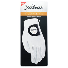 TITLEIST Players Glove Men's, White, L