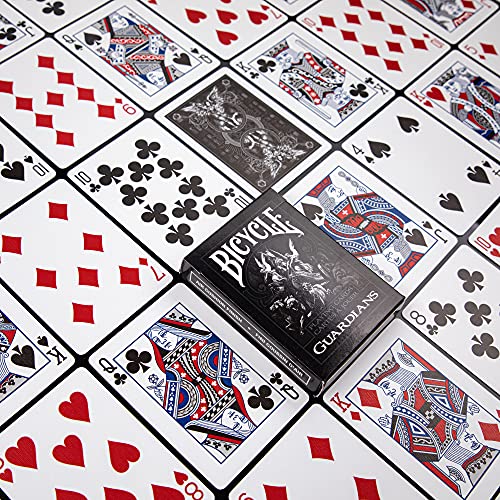 Bicycle Guardians Playing Cards - 1 Deck, Air Cushion Finish, Professional, Superb Handling & Durability, Great Gift For Card Collectors