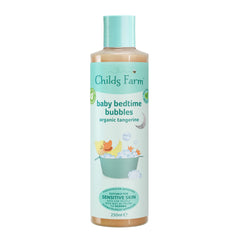 Childs Farm   Baby Bedtime Bubble Bath 250ml   Organic Tangerine   Gently Cleanses & Soothes   Suitable for Newborns with Dry, Sensitive & also safe for people who may be prone to eczema