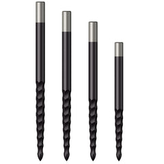 Mission Darts Replacementss Lunar F/S   Steel Tip Dart Replacements Points   36mm Black (X2679)