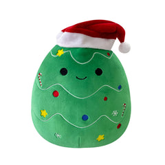 COSORO 20cm Christmas Green Tree Soft Plush Toy,8 inches Cute Xmas Squishy Xmas Tree Christmas Plush Pillow Toy,Stuffed Animal Tree Plushies Toys for Kids Girls Boys Birthday Gift Christmas Cuddly Toy