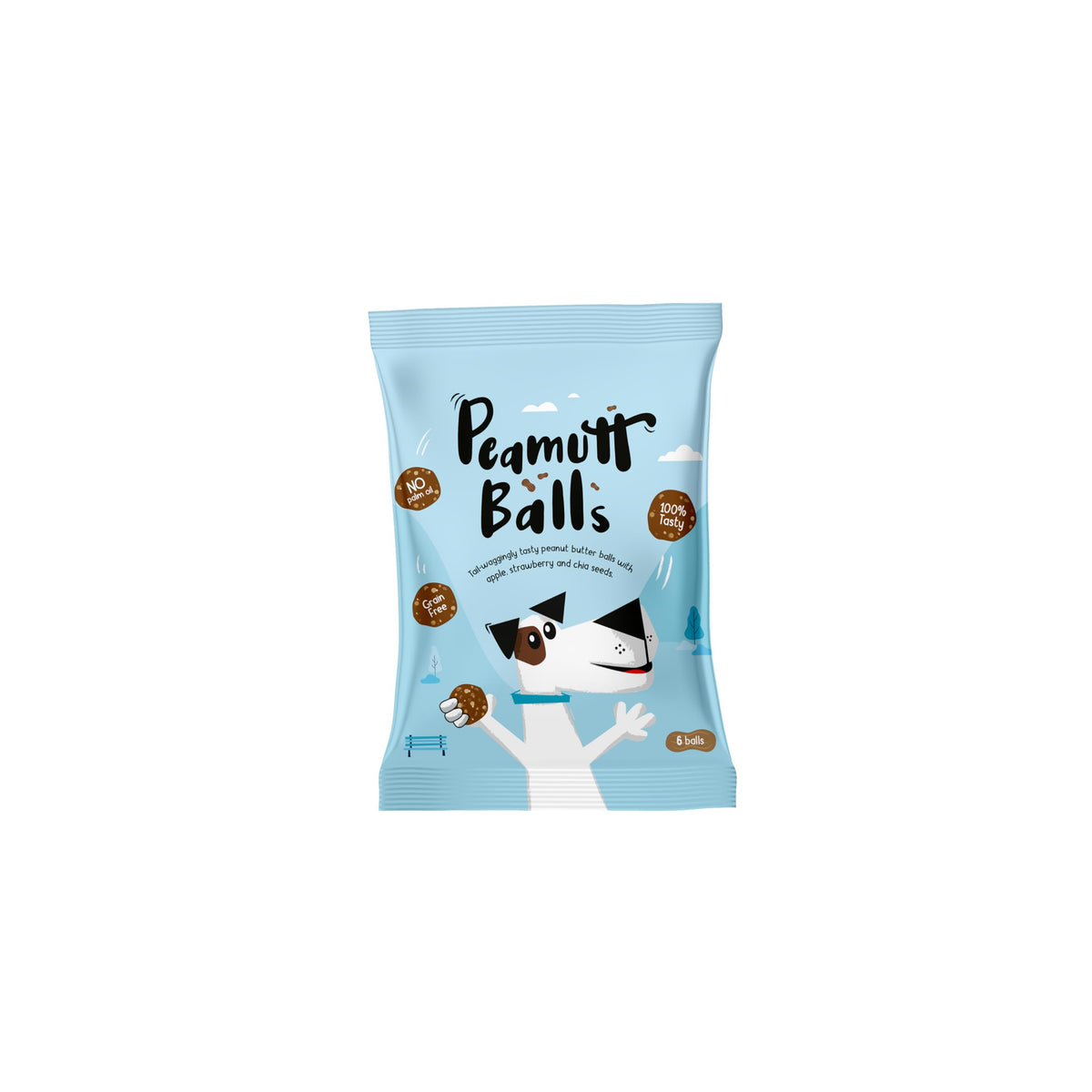 Peamutt Butter Balls, 1 x 45g, Peanut Butter Dog Treat, Formulated for Dogs, No Palm Oil, Feed as a Treat or Reward, Suitable for Dogs over 4 Months