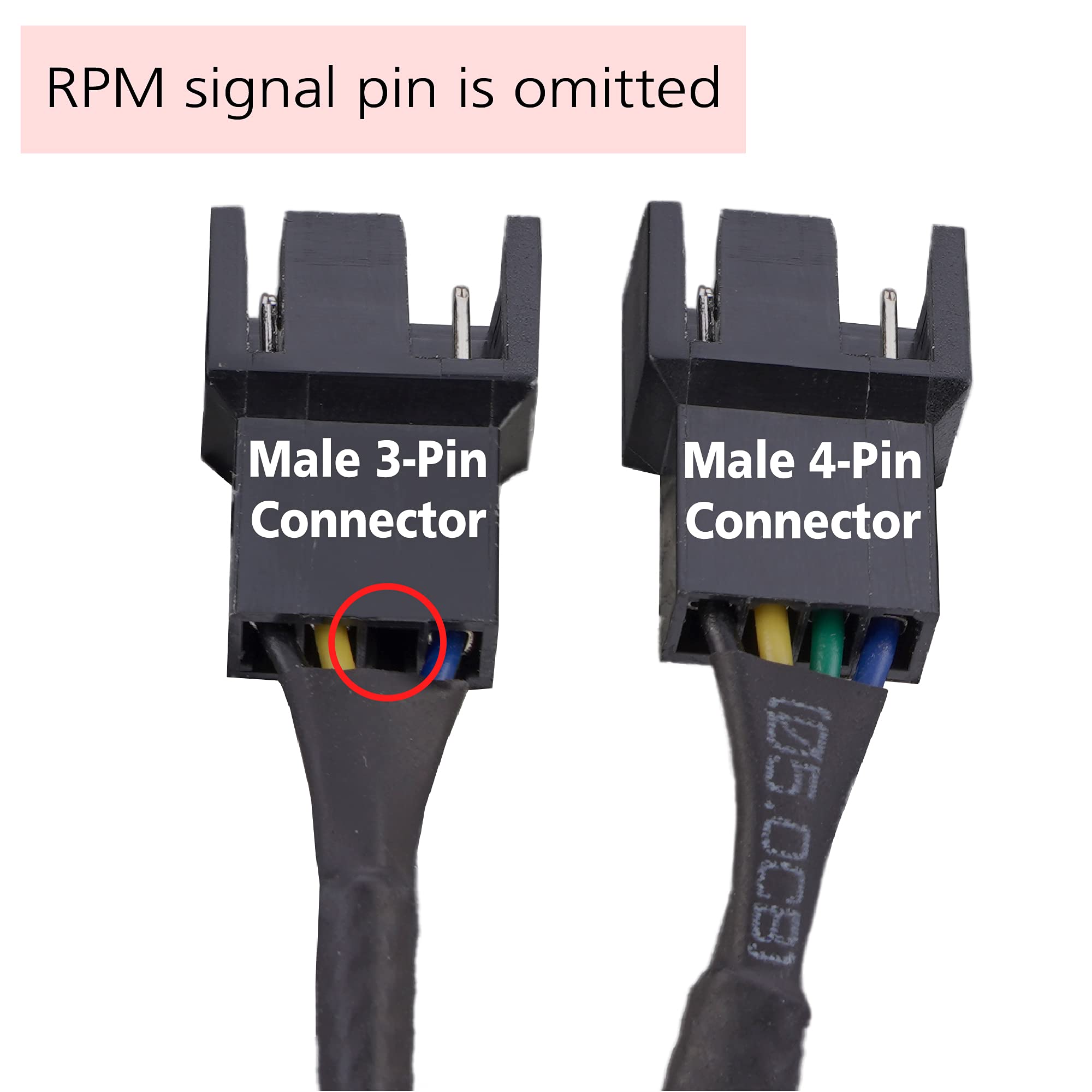 Akasa PWM Fan Splitter   1 to 2 Ways 4-Pin PWM Fan   Speed Control PC Case Fan Splitter Extension Cable   Black Braided   150mm 15cm   4 Pack   AK-CBFA04-KT04