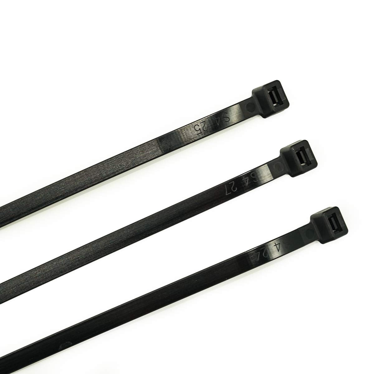 ERKO Cable Ties Black 150 x 2,5 mm Small 100 Pieces I Chemical Resistant I 18lbs Tensile Strength I Professional Zip Tie Wraps I Indoor and Outdoor use I Cable Managment