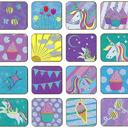 Paper Projects Sparkling Unicorns Reward Chart Includes 56 Sparkly Stickers, Chart is Wipe-Clean,29.7cm x 42cm