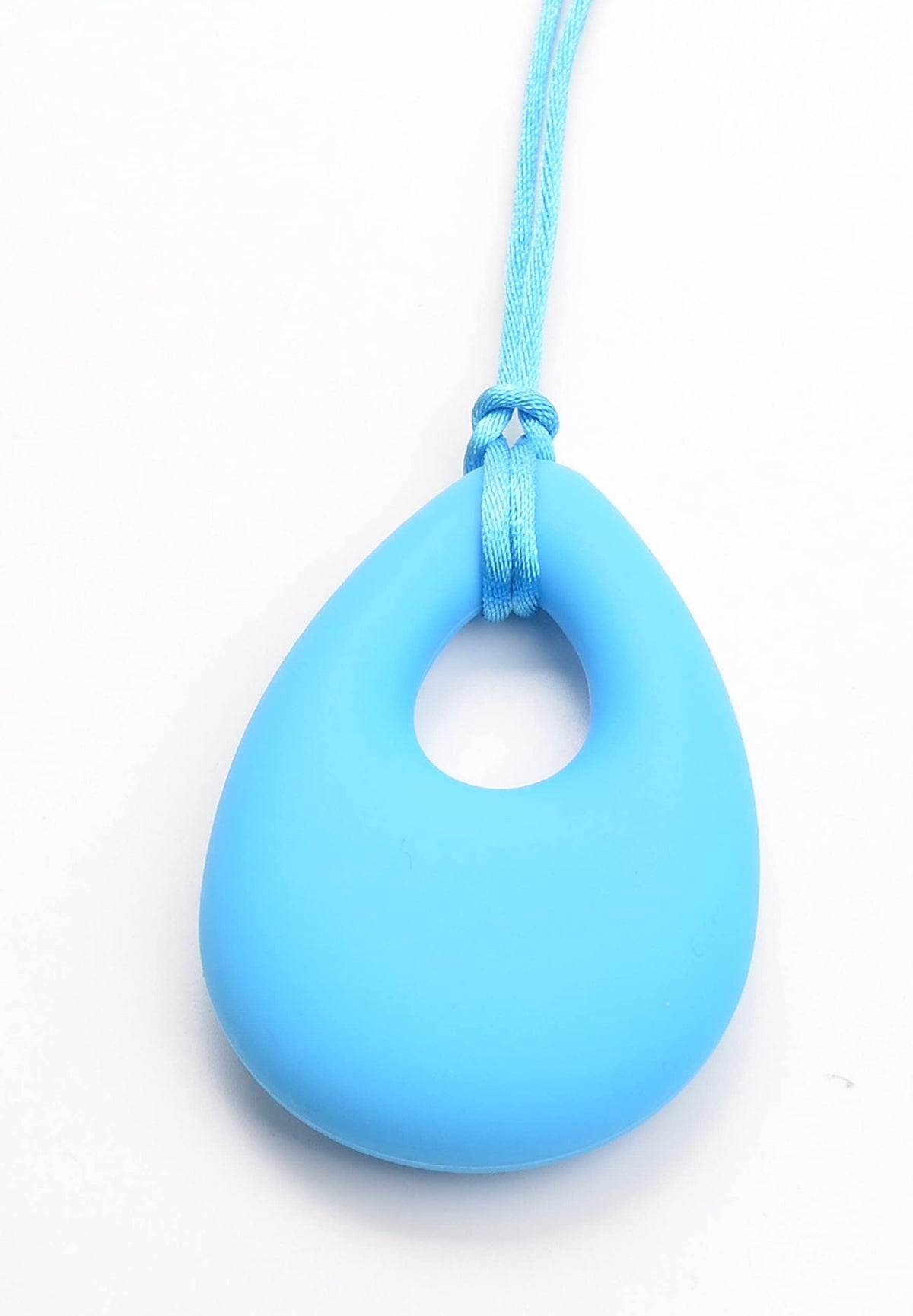 Chuchumz Sensory Chew Necklace Chewelry Autism ADHD Biting Child Baby Chewy Teething Tubes Chew Toy Children Blue