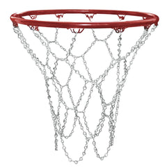 TRIXES Heavy Duty Basketball Replacement Chain Net with S Hooks, Basketball, Hoop Net Replacement, Highly Durable, Basketball Net Chain, Heavy Duty Neck Hook, Basketball Chain, Sports Equipment