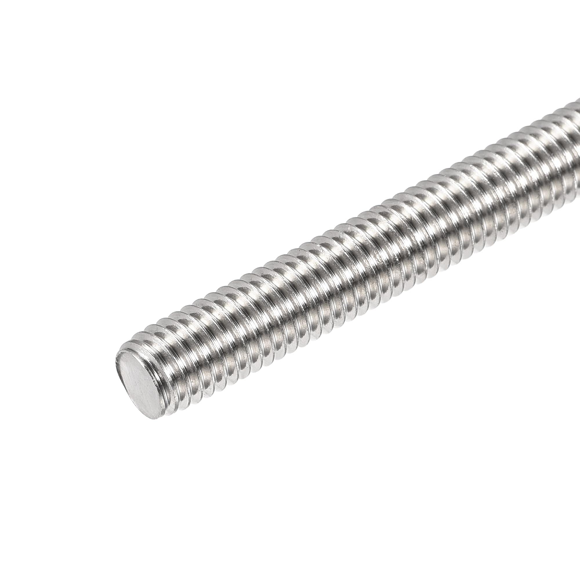 sourcing map 4Pcs M5 x 200mm Fully Threaded Rod 304 Stainless Steel Right Hand Threads