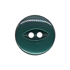 20 Pack Round Acrylic Fish Eye Buttons, Baby Buttons, Sewing, Knitting Craft Buttons - Dark Green 19mm / 30 Lignes