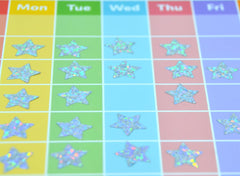 Storm&Lighthouse 600 x Star Stickers Silver Stickers Stars Mini Teacher Reward Stickers Scrapbook Stars for Crafts Glitter Art and Craft Classroom Resource (Silver)