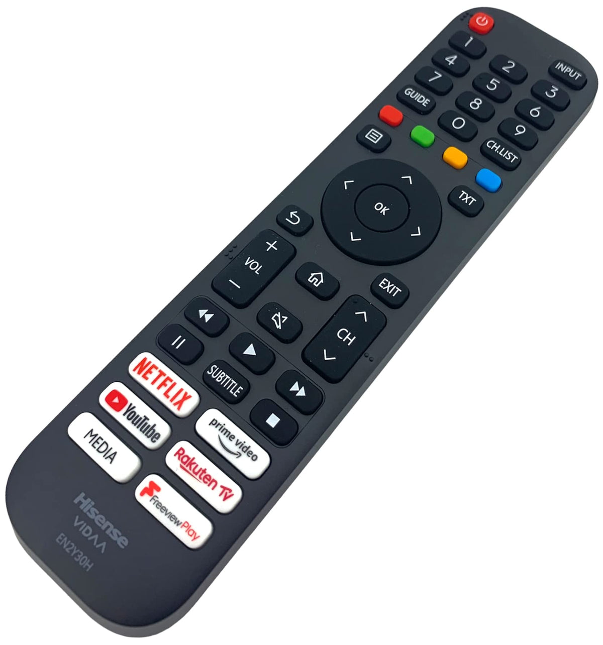 Original EN2Y30H   T279823 Remote Control Compatible With Hisense VIDAA 32A5600FTUK 40A5600FTUK 43A7300FTUK 55A7300FTUK 65A7300FTUK Smart QLED OLED LED TV's