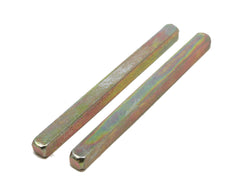 fiXte 2 x Replacement Spare Door Handle Spindle Bar YZP 7.5mm x 85mm / 100mm / 128mm / 150mm Lengths Available (7.5 x 85mm)