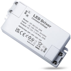 REYLAX LED Driver 12V 30W, LED Transformer 240 to 12V DC 2.5A, Constant Voltage LED Power Supply Adapter, Low Voltage Transformer Converter for Strip Light, Downlight and G4, MR11, MR16 LED Light Bulb