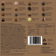 Holdsworth Chocolates Classics - Renaissance Collection Assorted Traditional Handmade Chocolate Truffles in Gift Box 200g