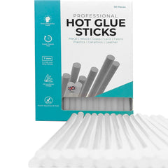 Professional Hot Glue Sticks by Smith’s®   7mm x 150mm   30 Pack   Grade Aand Clear Glue Gun Refills   Environmentally Safe EVA Resin   RoHS Certified   Fits 99.9% of Glue Guns   Perfect for Most Uses