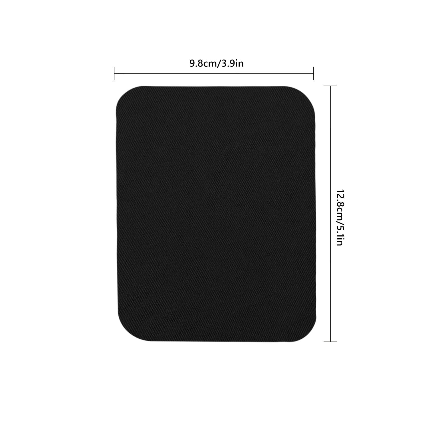 CHEERYMAGIC Iron On Patches for Cloth, Denim Repair Patches for Clothing, Black Iron-on Repair Inside for Jacket Jeans and Clothing Repair A9BDT