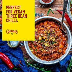 Colman's Chilli Con Carne Recipe Mix perfect with white rice quick to prepare chilli mix 50 g (Pack of 2)