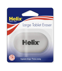 Helix Large Tablet Eraser, 102801, White