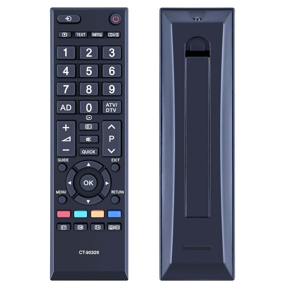 New CT-90326 Replacement Toshiba Smart TV Remote Control Compatible with 32RV635D 37RV635D 26AV615DB 26AV713B 32AV636DB 32AV713B 19AV616DB 40LV665DB 32AV635DB 32AV615DB 19AV615DB 42AV635D 32LV713B