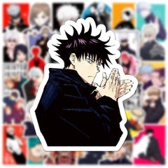 Yangsiw Jujutsu Kaisen Stickers for Laptop, Cars, Phone, Water Bottle, Skateboard, Suitcase, Guitar, Pad, Cute Anime Vinyl Stickers, Waterproof, Scrapbook Stickers 50pcs …