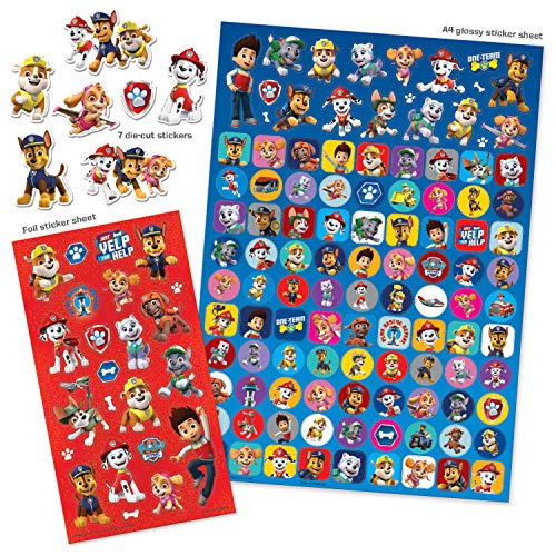 Paper Projects Paw Patrol Sticker Bundle Pack,35cm x 21cm