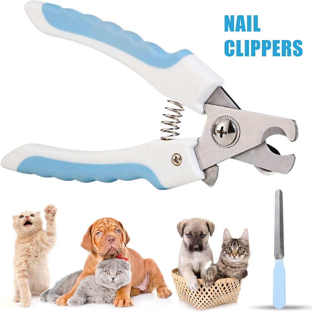 Pubiao Nail Clippers for Dogs with Quick Sensor and Safety Lock for Large and Medium Breed Professional Pet Nail Clipper