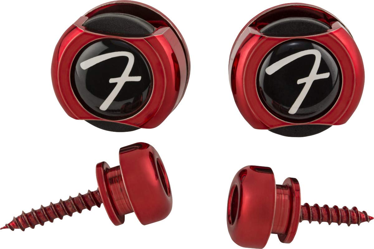 Fender Infinity Strap Locks - 360° Rotation - Red, 0990818609