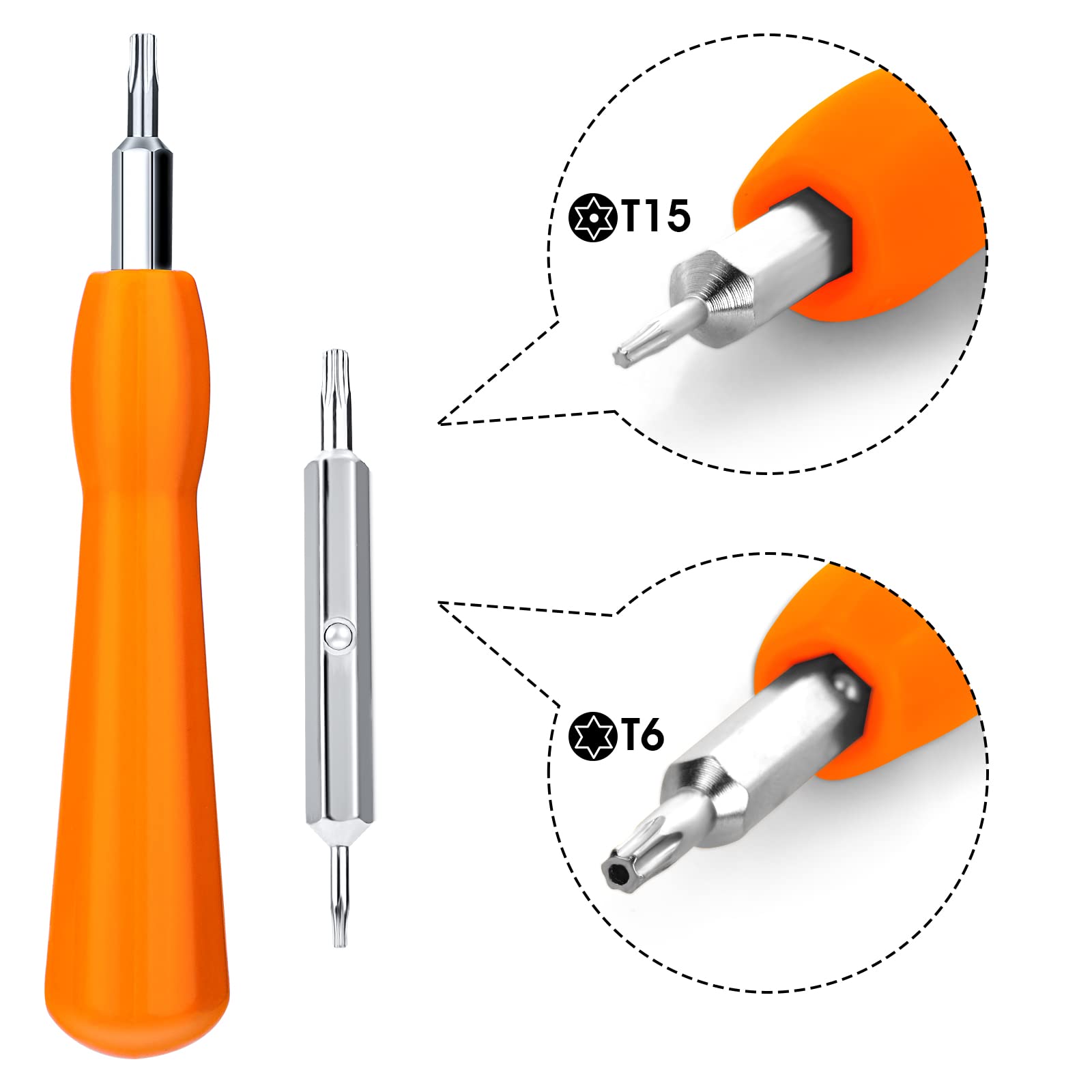 Doorbell Screwdriver Replacement,Double-Ended Screwdriver for Doorbell Replacement Bit Fit for All Doorbells Include Video Doorbell, Video Doorbell 2, Pro and Elite