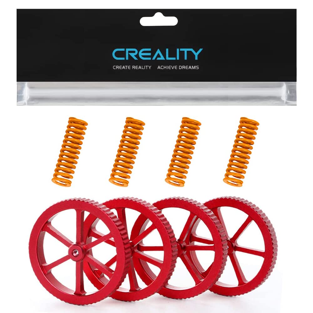 Creality Original Hand Twist Leveling Nuts 4 PCS 3D Printer Heated Bed Die Springs 20mm 4PCS for Ender-3 Ender 3 Pro Ender 3 V2