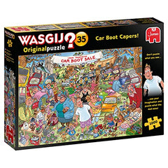 Jumbo, Wasgij, Original 35 - Car Boot Capers, Jigsaw Puzzles for Adults, 1000-Piece