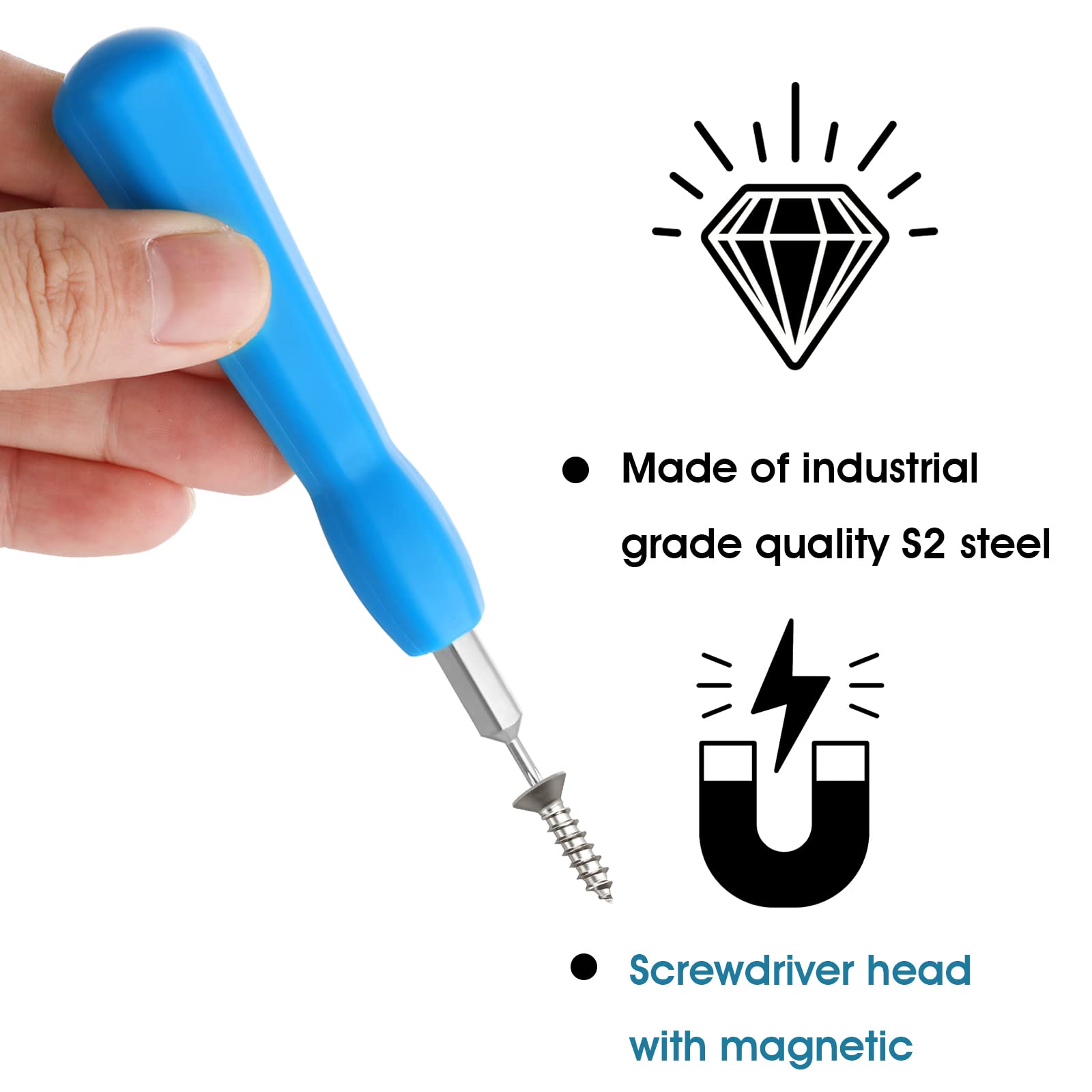 Doorbell Screwdriver Replacement,Double-Ended Screwdriver T6 T15 Torx for Doorbell Replacement Bit Fit for All Doorbells Include Video Doorbell, Video Doorbell 2, Pro and Elite