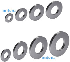 M5 Stainless Steel Washers, Form A Thick Flat washer Grade A2 (304) Stainless Steel. Various Quantities M5 x 50 Pack