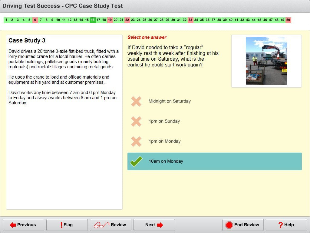 The 2022 Complete LGV and PCV Driver CPC Case Study Test