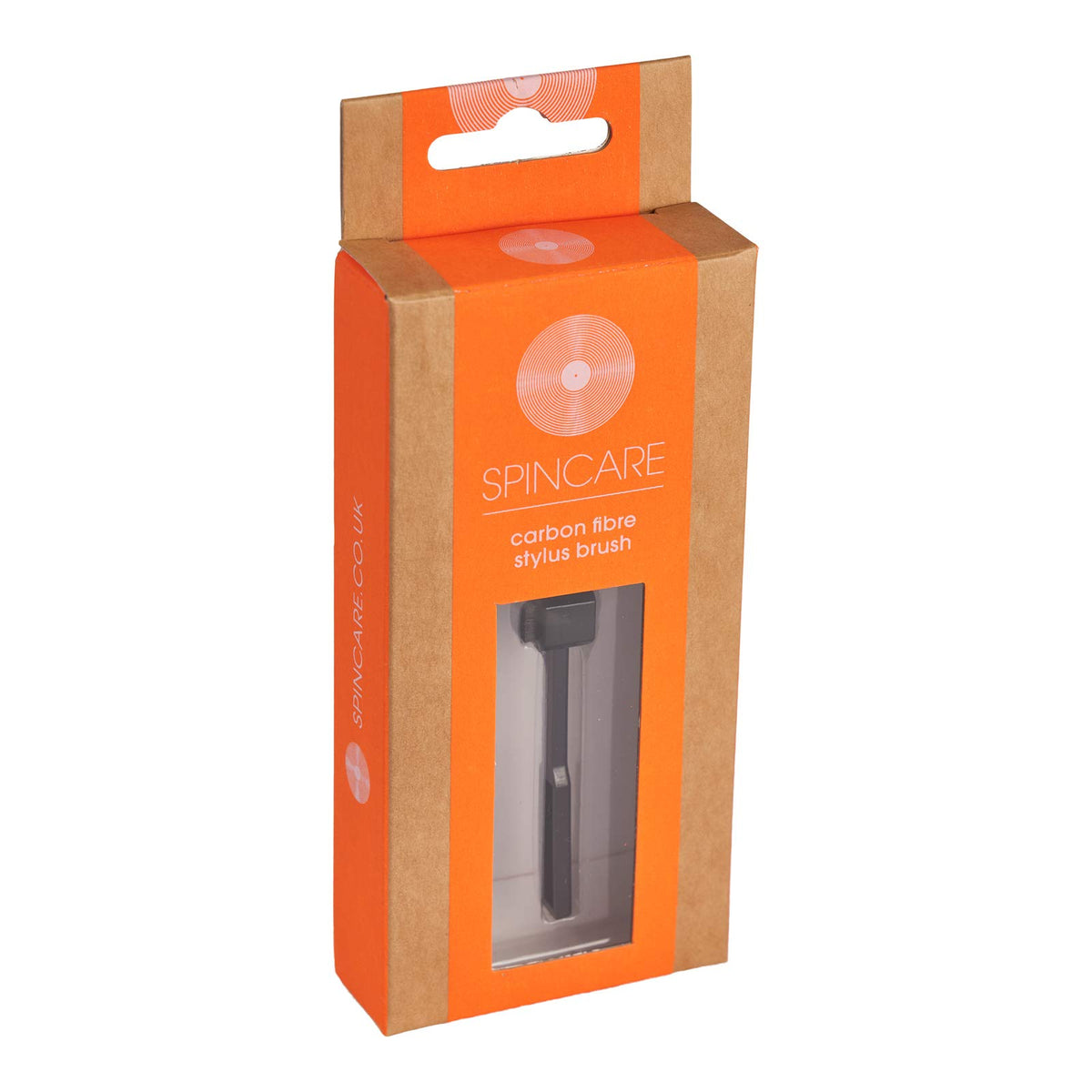 Carbon Fibre Stylus Cleaner Brush by SPINCARE   Stylus Cleaning Brush for Turntables & Record Players   Removes Dirt & Debris From Your Stylus   Improves Stylus Lifespan & Playback Quality