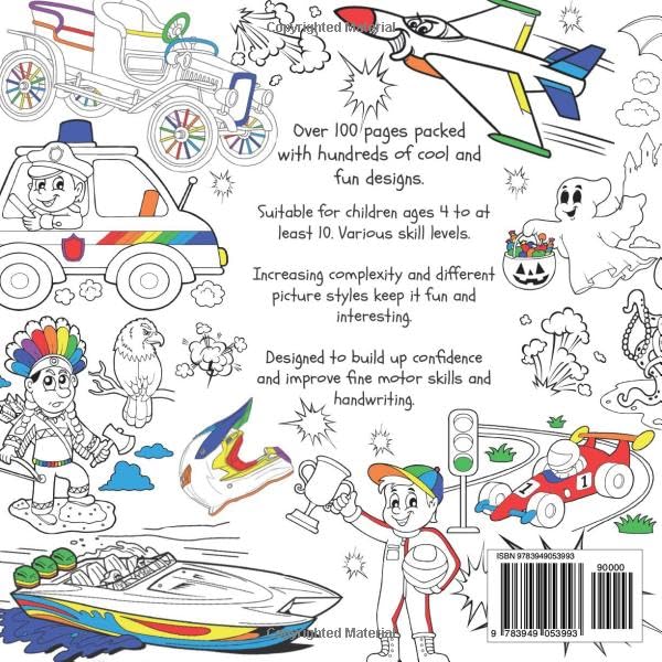 The Ultimate Colouring Book for Boys (The Ultimate Books Series)