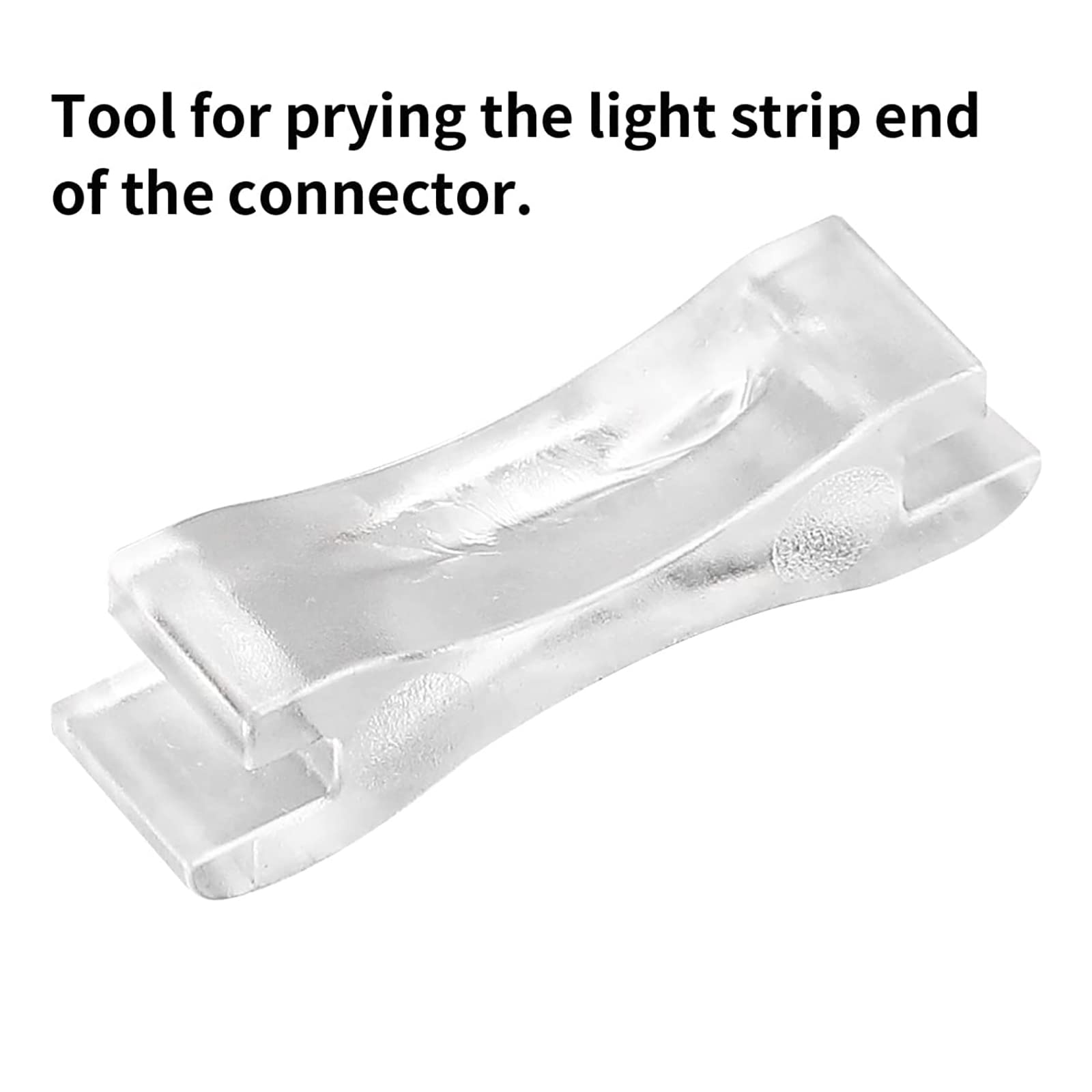 HOMELYLIFE 6 Pin 12mm LED Strip Connectors Transparent Solderless 10 Pack with 16.4ft Extension Cable 6 Conductor for Waterproof or Non-Waterproof LED Strip Lights