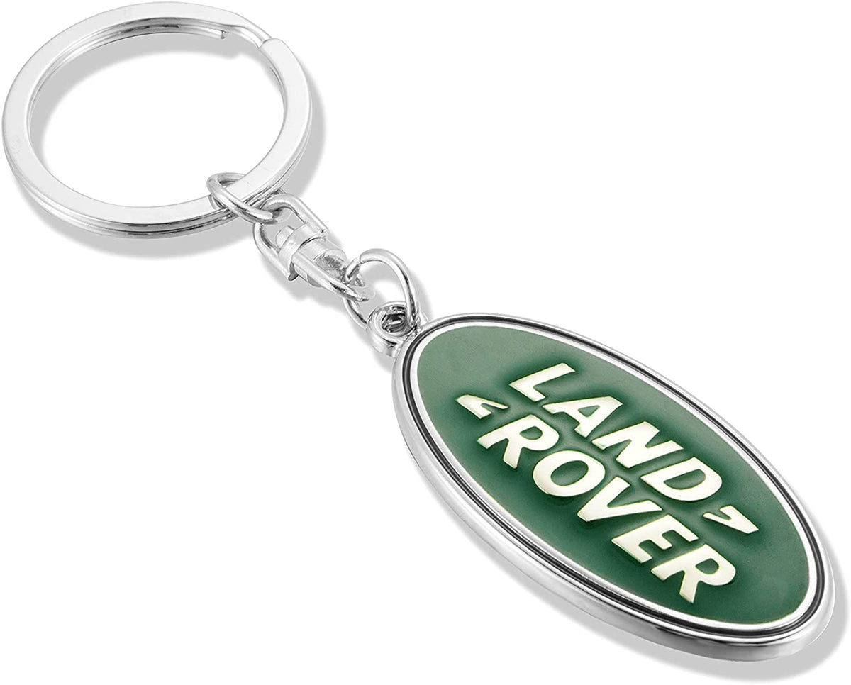 SFEG Car Logo Keychain for Car 3D Chrome Metal Alloy Key Chain Gifts for Women and Men Keyring (fit L-R)