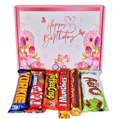 Birthday Chocolate   6 Full Sized Bars   Wish Her Happy Birthday With Chocolates   Letterbox Gift