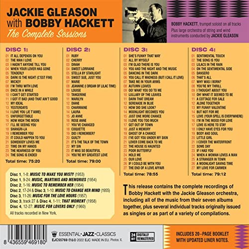 JACKIE GLEASON / BOBBY HACKETT - The Complete Sessions