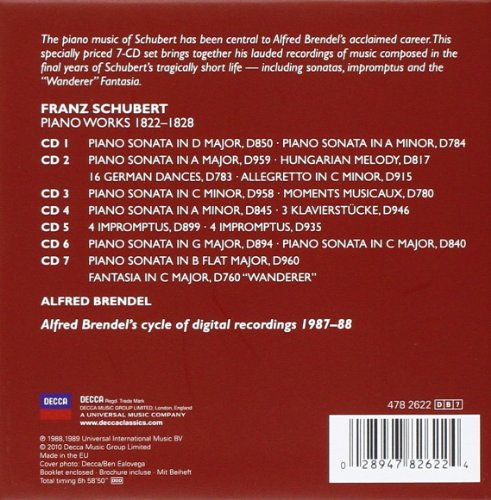 Franz Schubert: Piano Works 1822-1828