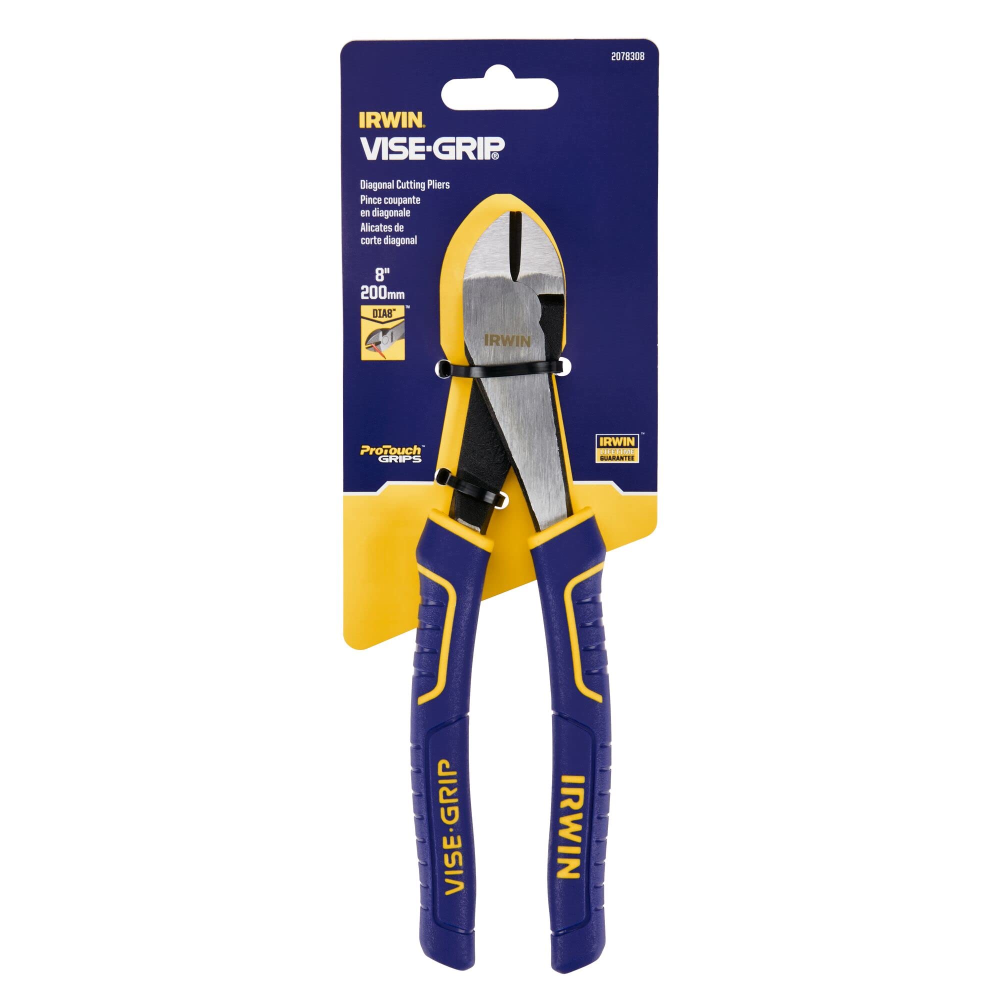 IRWIN Vise-Grip Diagonal Cutting Pliers, 8-Inch (2078308)