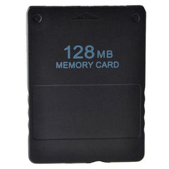 Gamer Gear 128MB PS2 Memory Card storage compatible with the classic PlayStation 2, PS2 (PS2 games only). High Speed Black Game saving storage accessory