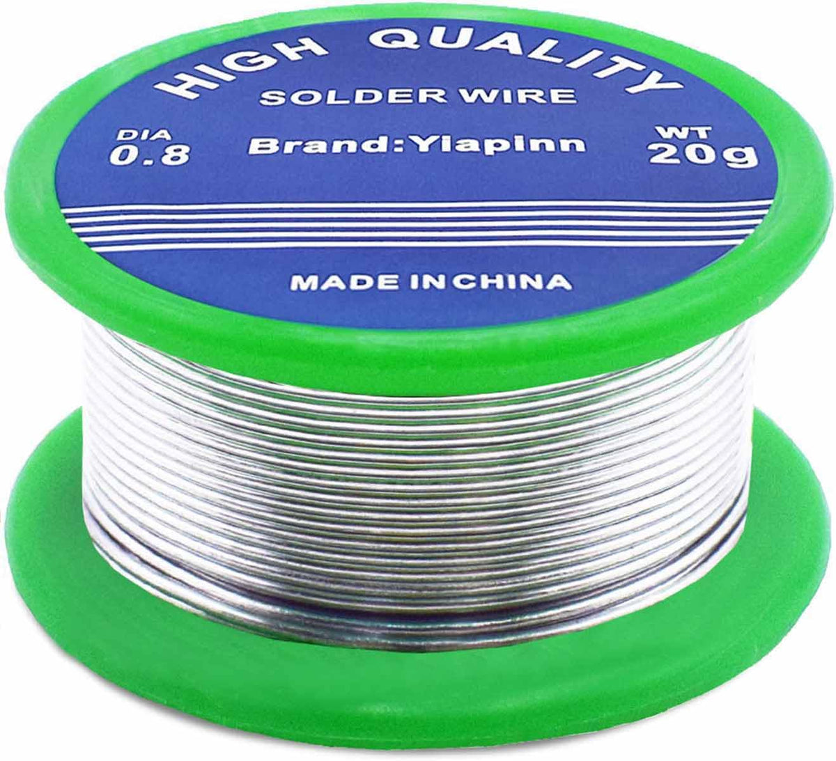 Solder Wire 0.8mm Soldering Wire Lead Free Sn99.3 Cu0.7 with Rosin Core for Electronic Electrical Soldering Components Repair and DIY(20g)