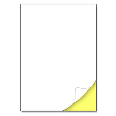 Sticker Paper for Printer A4, White Printable Sticky Labels for Printing - 25 Sheets