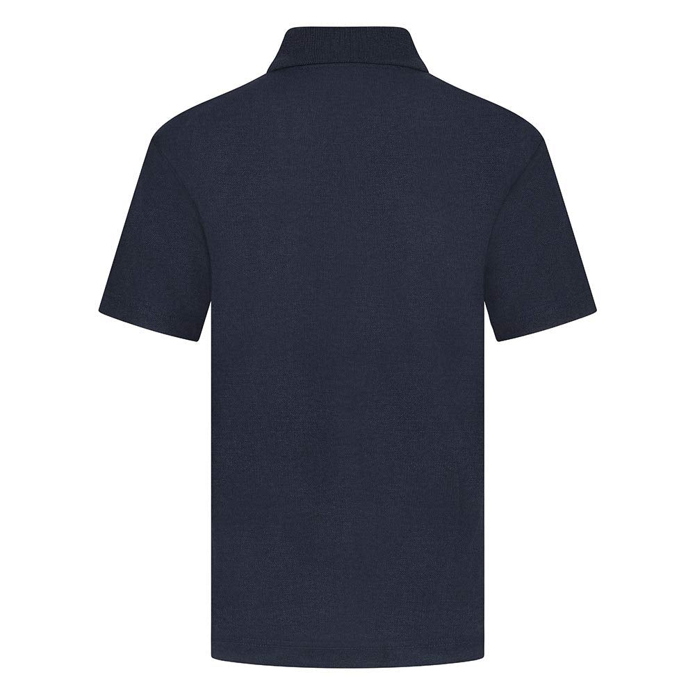 ZECO Kids Short Sleeve School Polo Shirt Navy Blue