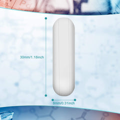 PTFE Magnetic Stirrer Mixer Stir Bar, White Color, Stir Rod Magnetic, Laboratory Bar, Stir Plate Bar, Stir Plate Magnet Stick (16 Pieces,30 mm/ 1.18 Inch)