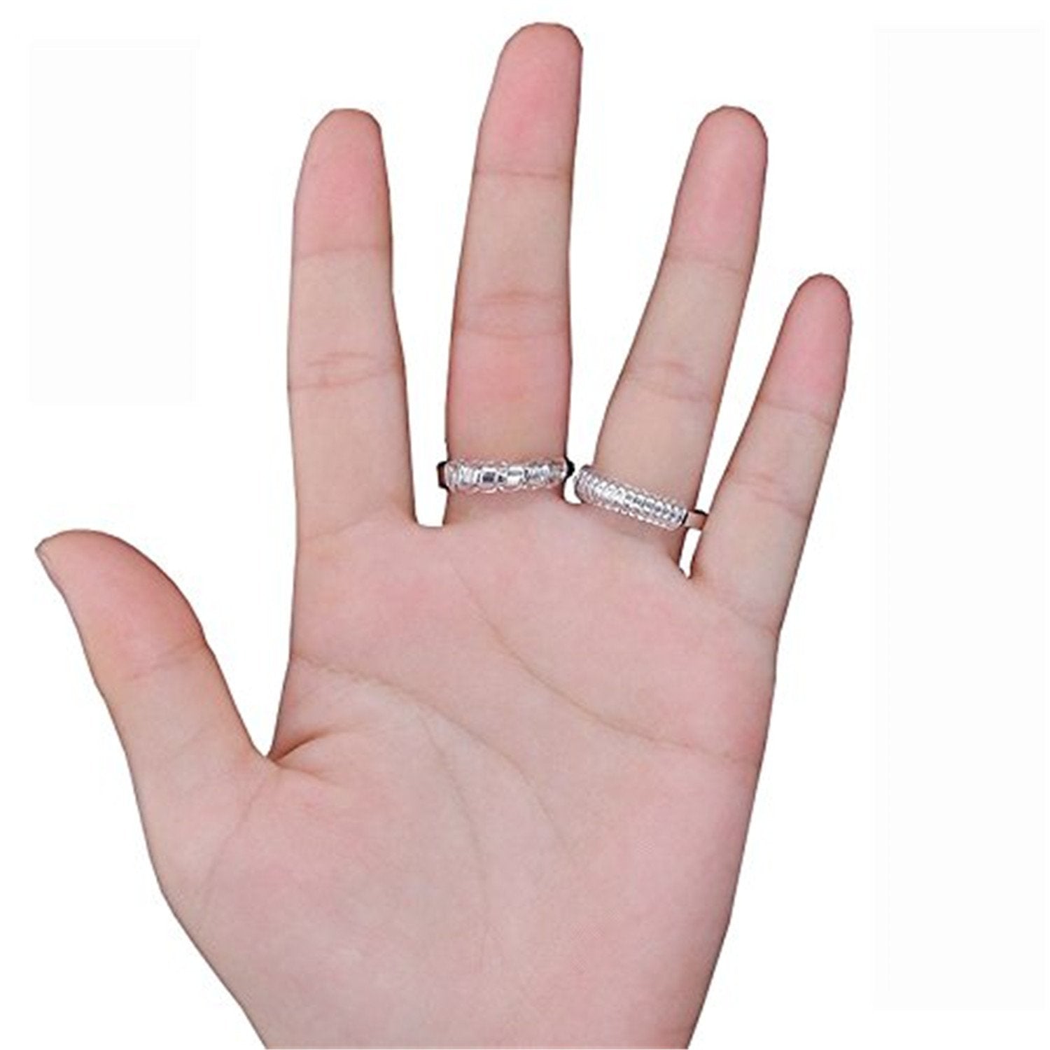 Ring Size Adjuster Ring Guard Clip Invisible Tightener Transparent Resizer for Loose Ring Set of 4 Sizes Pack of 4